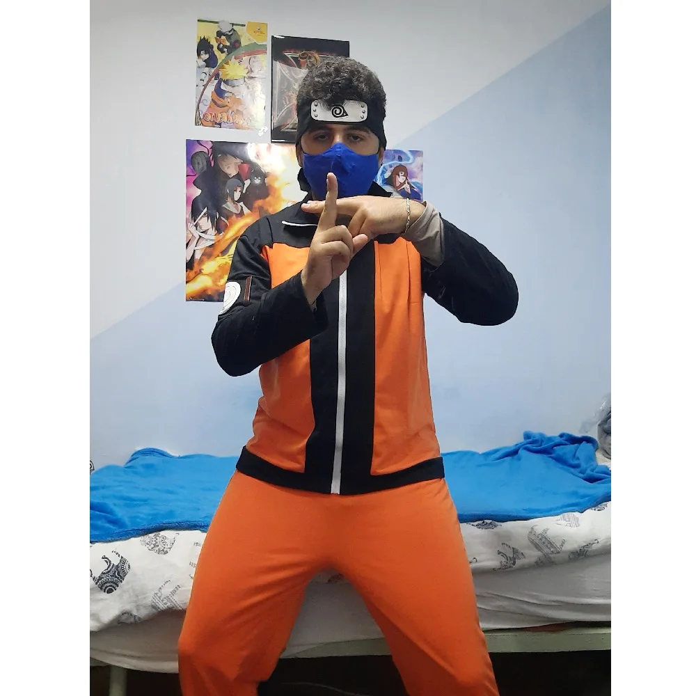 Наруто Костюмы для косплея Какаси из аниме Как у героя мультфильма Саскэ Нарут