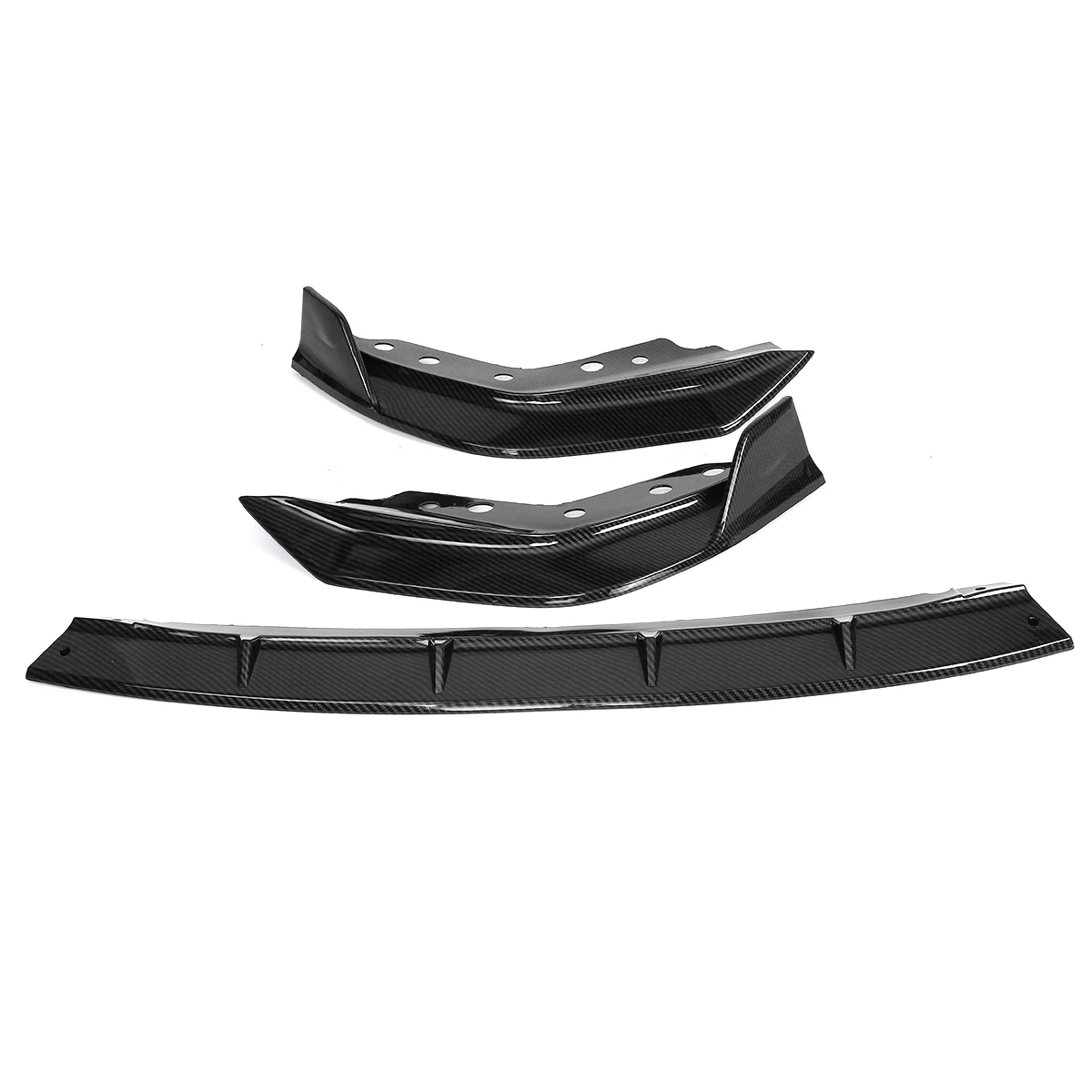 Углеродное волокно внешний вид/Черный Автомобильный передний бампер комплект