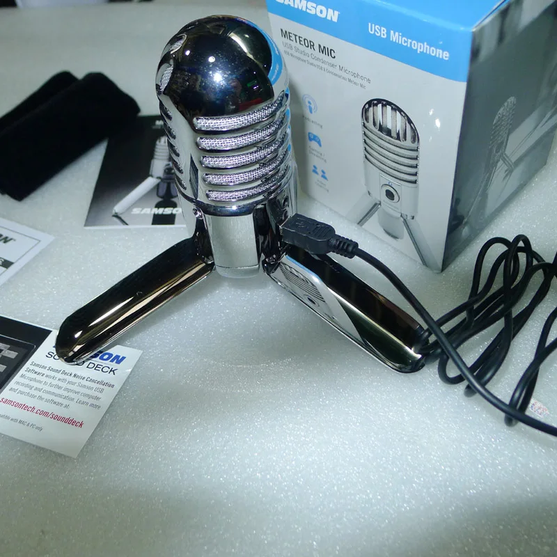 Микрофон конденсаторный SAMSON Meteor USB-конденсаторный кардиоидный микрофон для