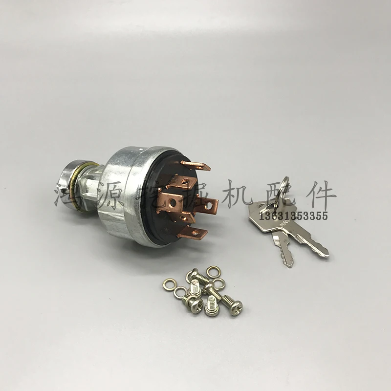 

Free Shipping For Takeuchi Excavator Digger Ignition Switch 1700100023 1700100052 H806 2key