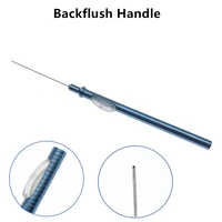 18g backflush handle aspiration needle straight with silica gel cannulation inside removable head ophthalmic instrument
