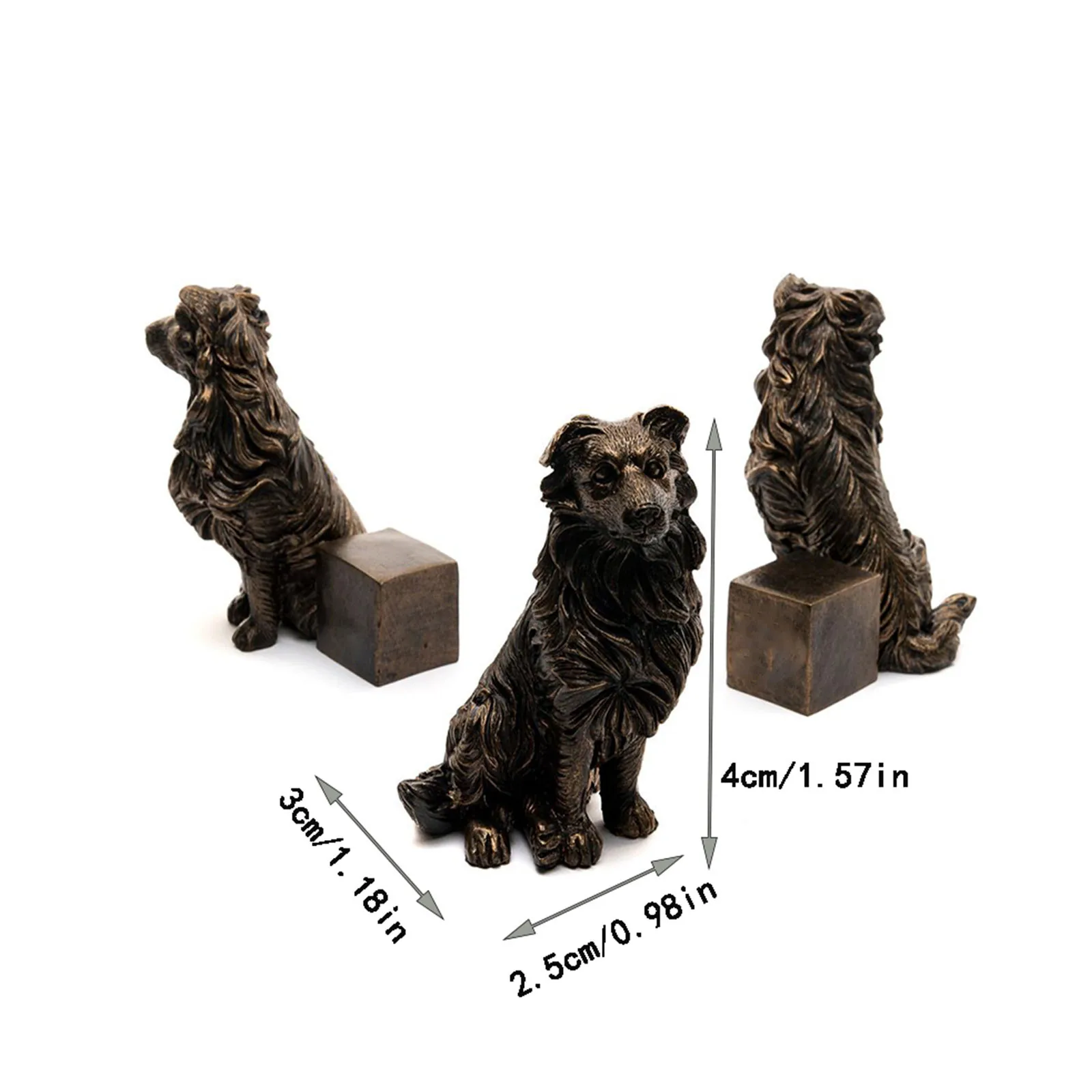 

Lovely Animal DOG Bedpan Feet, A Set Of 3 Decorative Craft Gifts