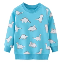 zeebread new arrival dinosaurs print girls clothes autumn winter hot selling sweatshirts kids sport tops toddler shirts