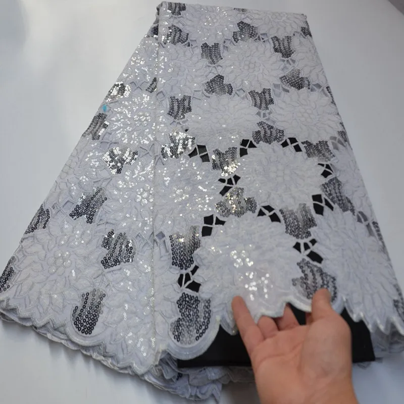 Новейшая Высококачественная африканская кружевная ткань для свадьбы 2019