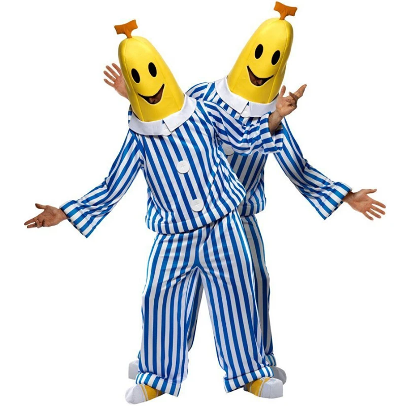 Смешной костюм банана для вечеринки новинка костюмы униформы Хэллоуина
