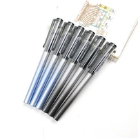 new style gel pens blackblue ink 0 5mm neutral pen very good writing for student gel ink pen school office supplies 3pcslot