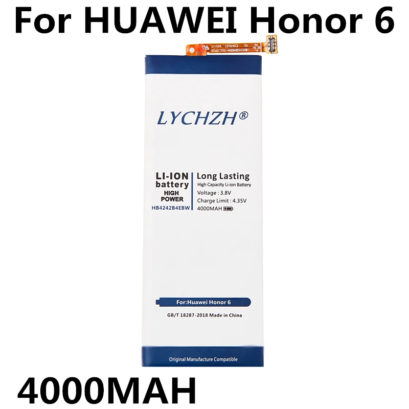 Горячий оригинал для Huawei HB4242B4EBW литий-ионный аккумулятор телефона honor 6 H60-L01 H60-L02
