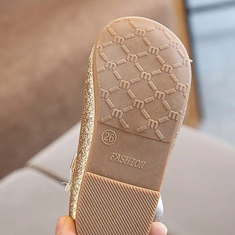 

Spring And Autumn Kids Toddler Infant Baby Girls Crystal Leather Single Shoes Party Princess Shoes