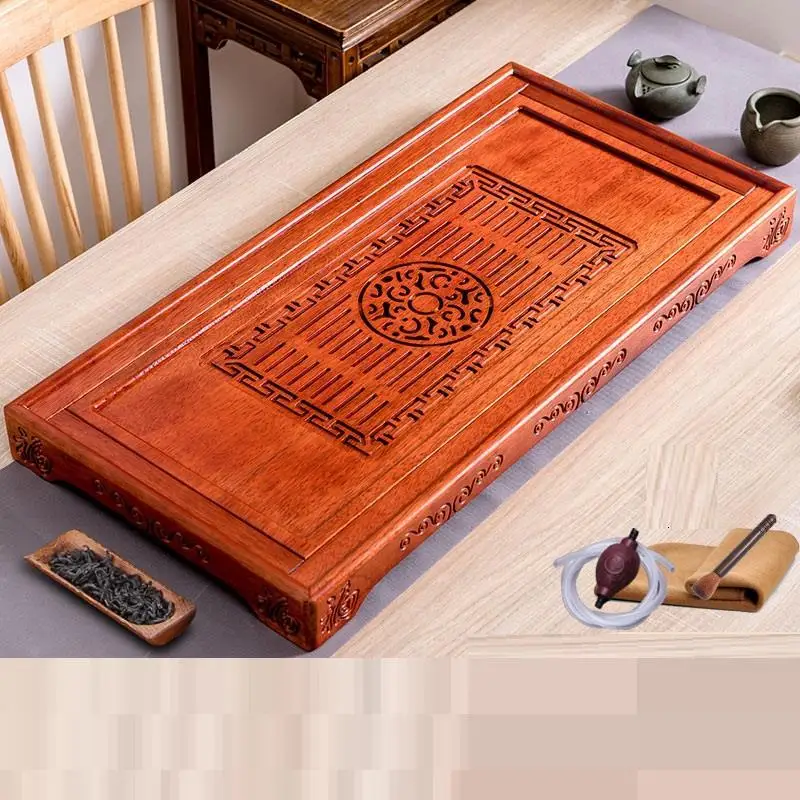 

Service High Juego Puer Serviertablett Bandeja Dienblad Sunum Tepsi Set De Te Chino Chinese Holder Kung Fu Gongfu Tea Tray