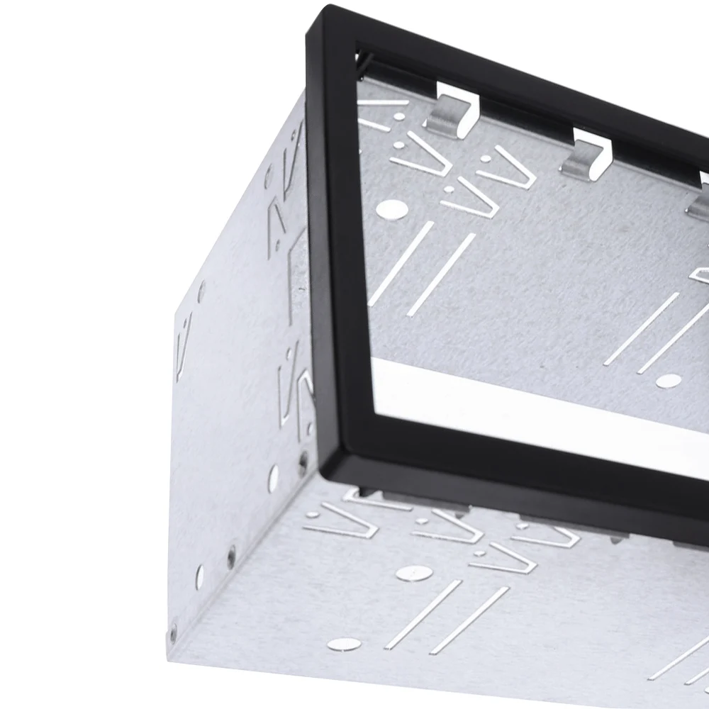 100mm Double Din 2 Universal Mounting Fascias Cage for VW Series Jetta Chico Golf Bora Polo MK3 MK4 DVD Fitting Frame Kits | Автомобили и
