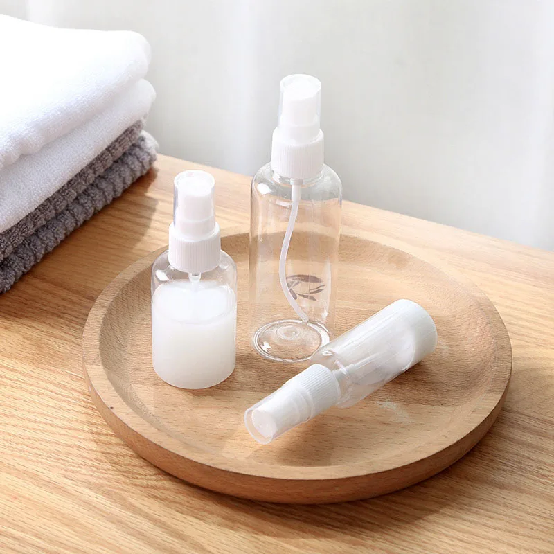 

New 1pc 30/50/100ml Portable Empty Spray Bottle Plastic Atomizer Perfume Atomizer Spray Refillable Bottle Container Eco-friendly