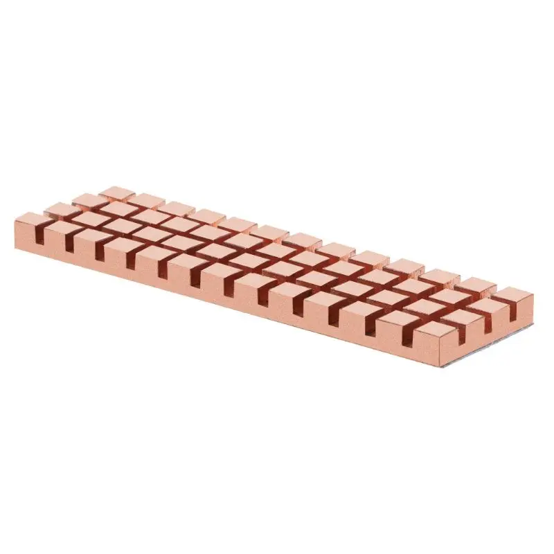 Чистый Медь радиатор охлаждения радиатора Термальность Токопроводящая клейкая