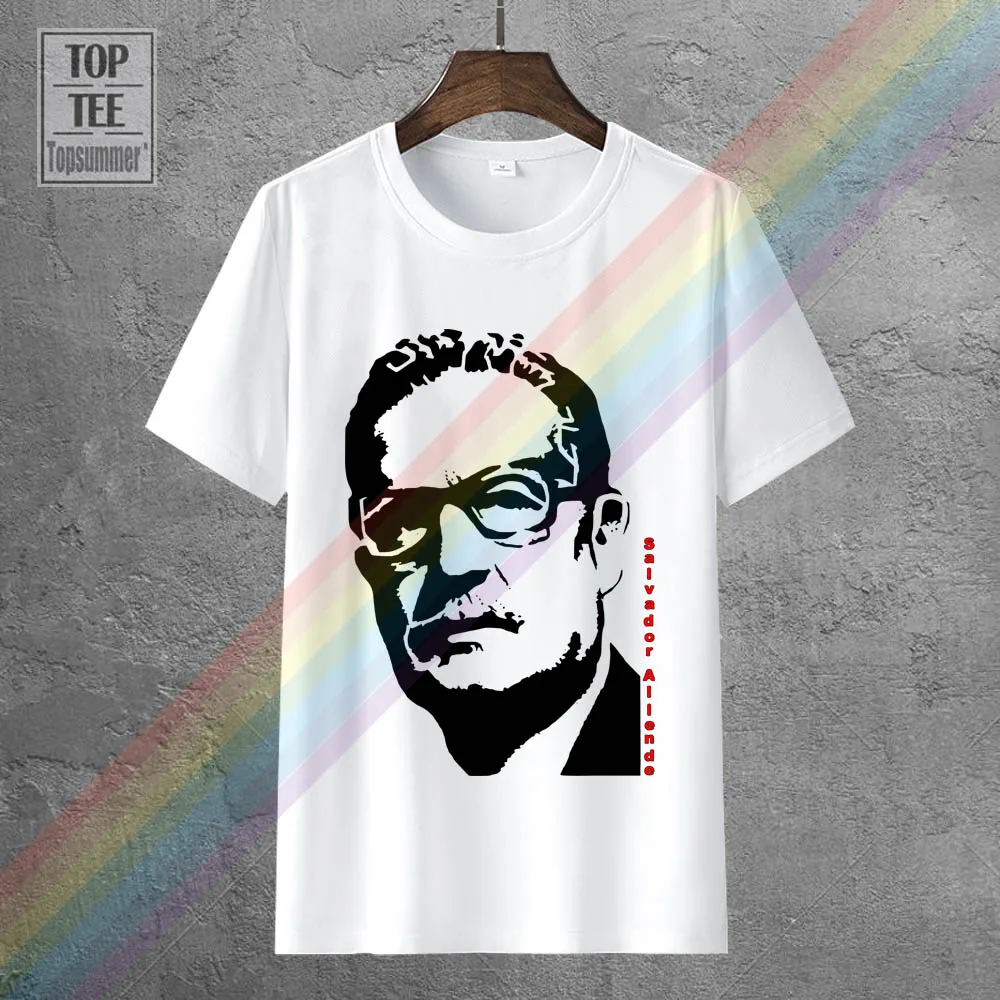 

Salvador Allende Tshirt Old Celebrities Tshirt Tshirt Blanc Homme Cadeau