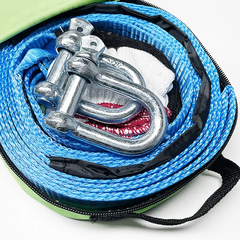 Автомобильный буксировочный трос с прочной утолщенной сталью u крючки Скоба 5 м 8