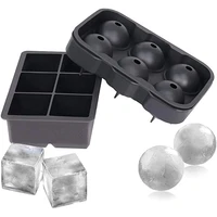 ice cube 3d silicone mold whiskey wine cocktail ice cube maker shape chocolate mould tray ice cream diy tool