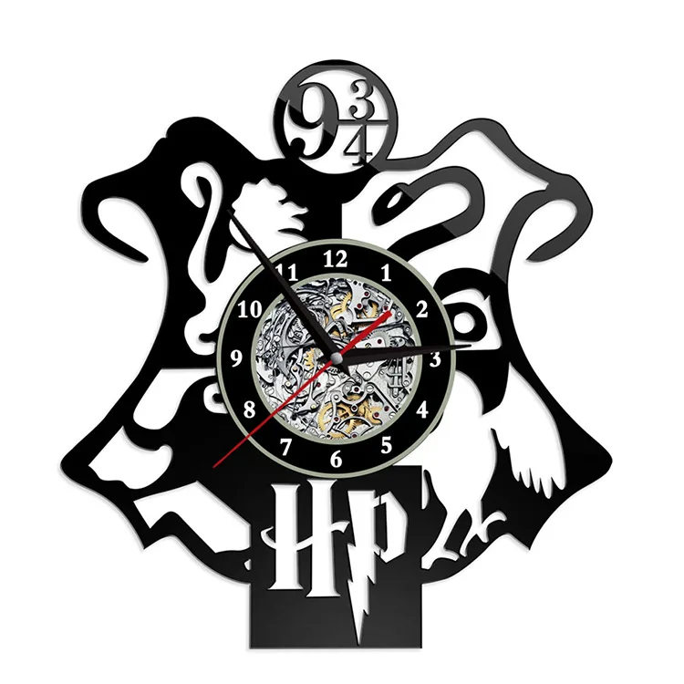 Настенные часы с изображением фильма и ТВ Гарри креативные анимационные Поттер