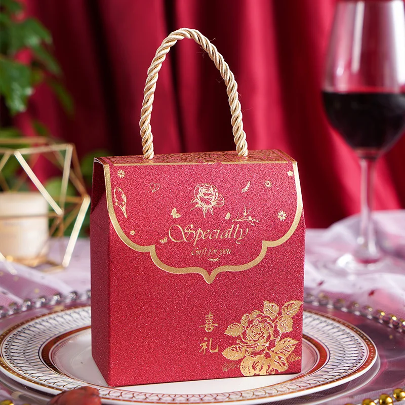 

SLMengGuo Chinese style Wedding Gift for Guests Souvenirs Gift Box Packaging Wedding Party Favors Chocolate Paper Candy Boxs