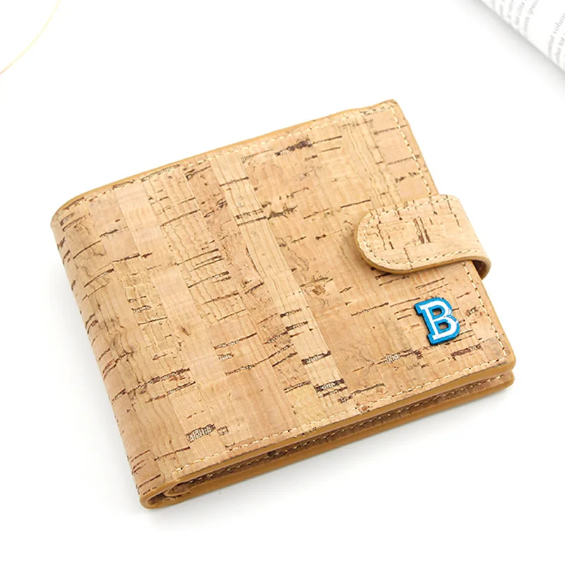 

Personality Fashion Men's Short Wallet Creative New Wood Grain Men's Wallet Horizontal Men's Wallet