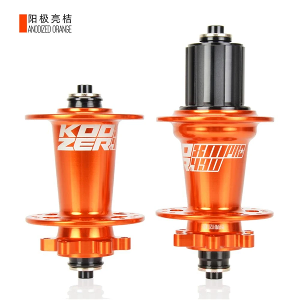 Ступица велосипедная Koozer XM490 PRO 32H разноцветная 4 подшипника ступица дискового