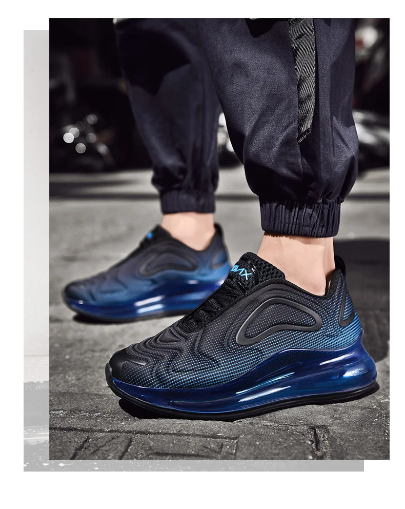 VESONAL Brand Comfort Lycra Sneakers Men Casual Shoes For Adult Hot New Autumn Air Cushion Running Shoes Male Footwear Non Slip