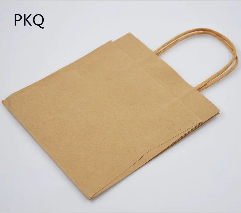 30 шт крафт-бумажная упаковочная сумка коричневый картон подарочные пакеты для