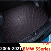 sj car trunk mat tail boot tray auto floor liner cargo carpet luggage mud pad cover accessories fit for bmw 5series 2006 07 2021