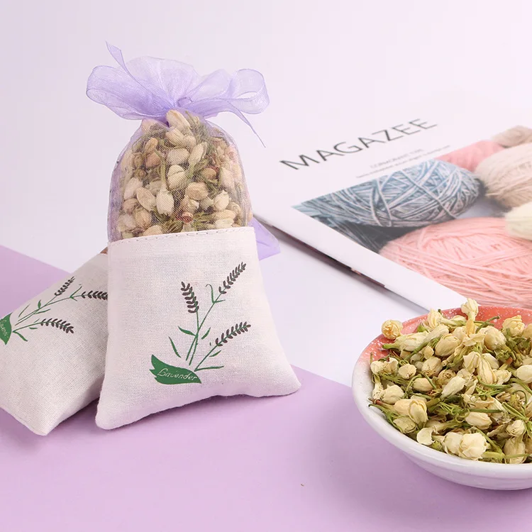 

Natural Dried Flowers Rose Jasmine Lavender Bud Flower Sachet Bag Filling Real Natural lasting Lavend Car Room Air Refreshing