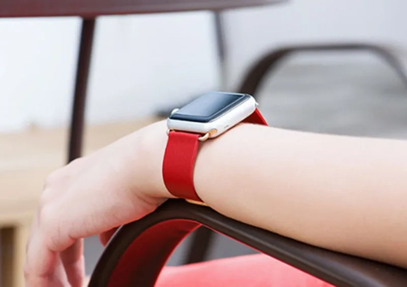 Ремешок из натуральной кожи для apple Watch band 4(iwatch 5) 44 мм 40 мм apple watch 3 2 1 ремешок 42 мм 38 мм pulseira ремешки для часов