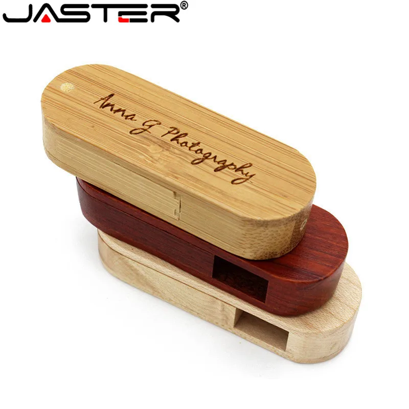 Деревянный USB флеш накопитель JASTER флешка с логотипом 8 ГБ 16 32 64 подарок|USB
