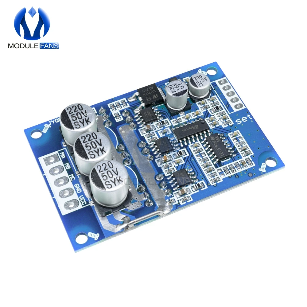 Without Hall driver PWM регулятор бесщеточного двигателя малошумный двигатель доска балансировки автомобильных сбалансированный BLDC автомобиля драйвер платы контроллера - Цвет: Without Hall driver
