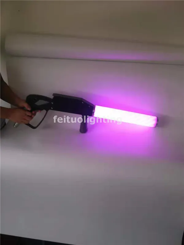 12 шт./лот маленький ручной пистолет Co2 RGB трехцветный светодиодный распылитель