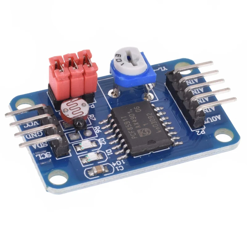 Модуль преобразователя PCF8591 AD/DA аналоговый в цифровой + кабель|ad/da converter|analog to digital