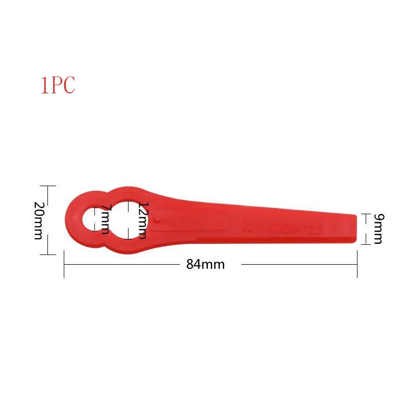 10Pcs Plastic Lawn Mower Blade Trimmer Garden Replacement Grass Cutter Red Green Tool Part | Инструменты