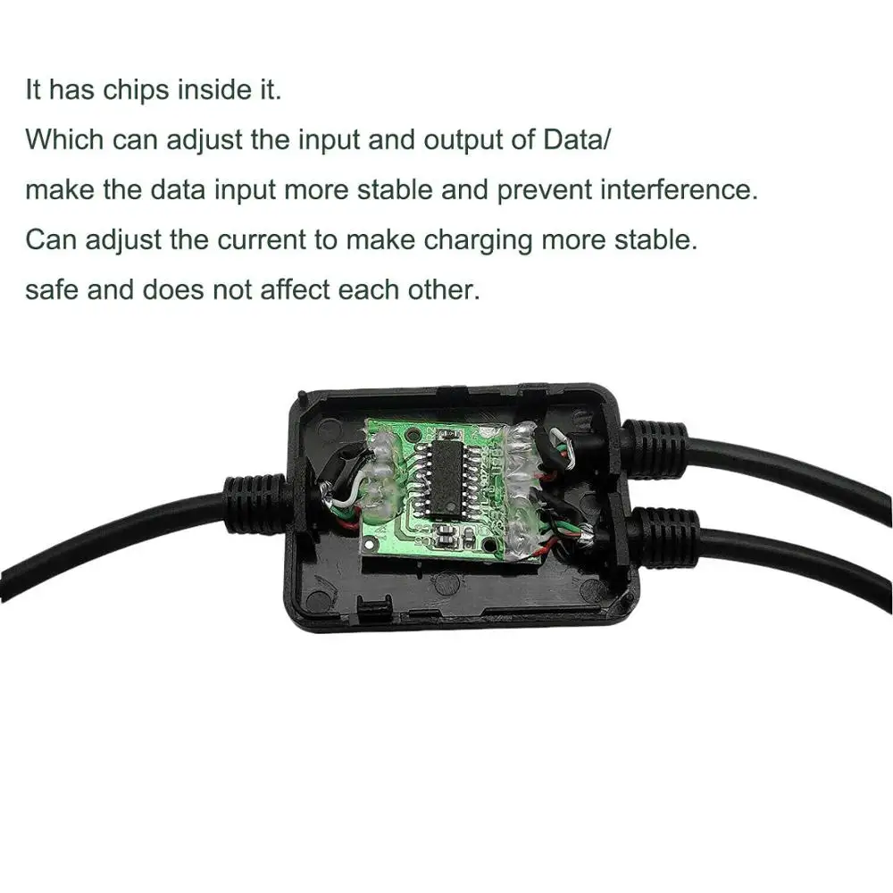 Многофункциональный штекер USB 2 в 1 Type 3 C на гнездо x USB-C адаптер для зарядки и