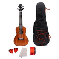24inch solid acacia 4 string ukulele concert musical instrument hawaiian guitar anti broken ukulele for musical instrument