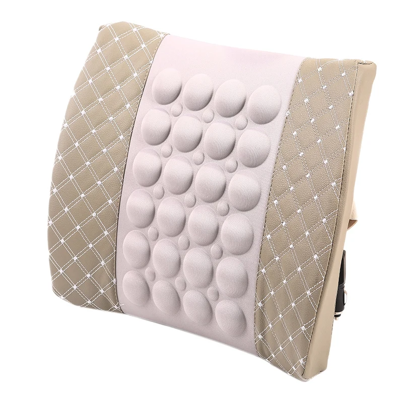 Автомобильная электрическая Подушка массажер для талии подушка мягкий хлопок