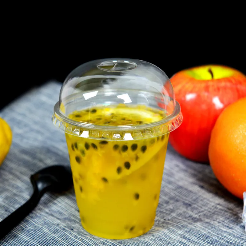 50 шт. пластиковые чашки с крышкой 220 мл|Одноразовые чашки| |