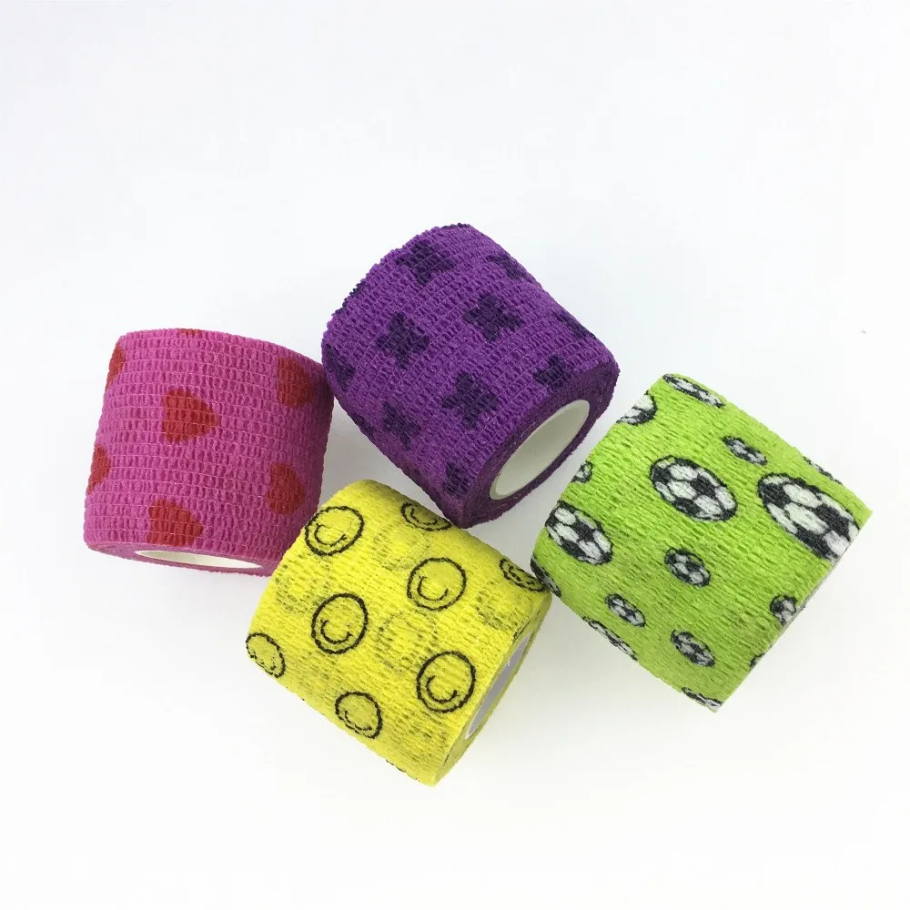 5cmx4.5m Sport Tape Waterproof Self Adhesive Elastic Bandage Muscle Tape Finger Joints Wrap Bandage Non-woven Cohesive Bandage