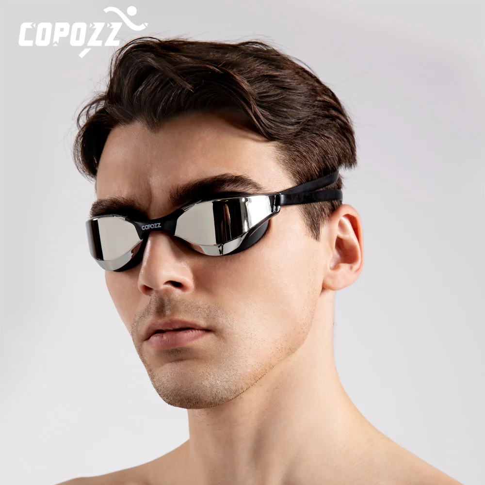 

Professional Waterproof Plating Clear Double Anti-fog Swim Glasses Anti-UV Men Women eyewear swimming goggles with case