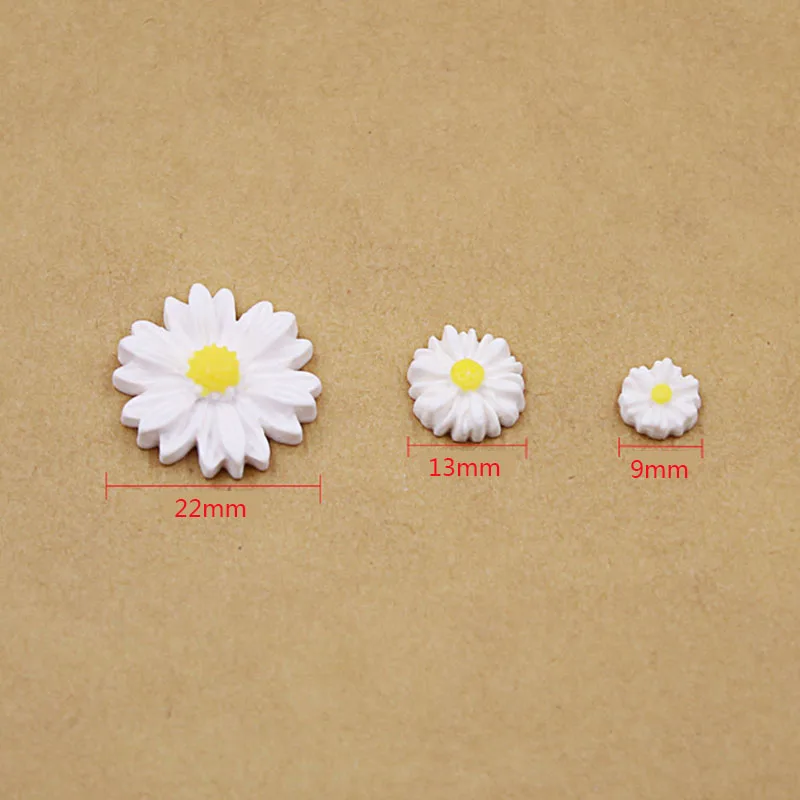 10 шт. 9/13/20 мм имитация свежих подсолнухов маленькие аксессуары из смолы