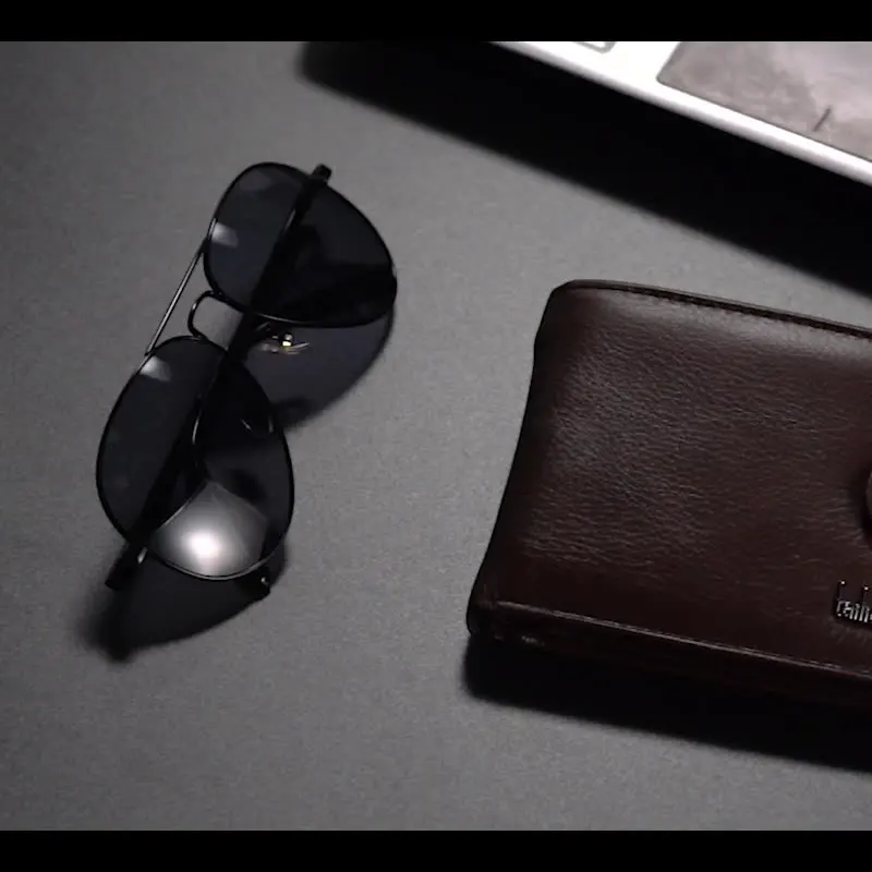 

Genuine Leather Luxury Men's Hasp Walet Solid Slim Wallets Short Credit Card Holders Money Change Coin Purses Business Male