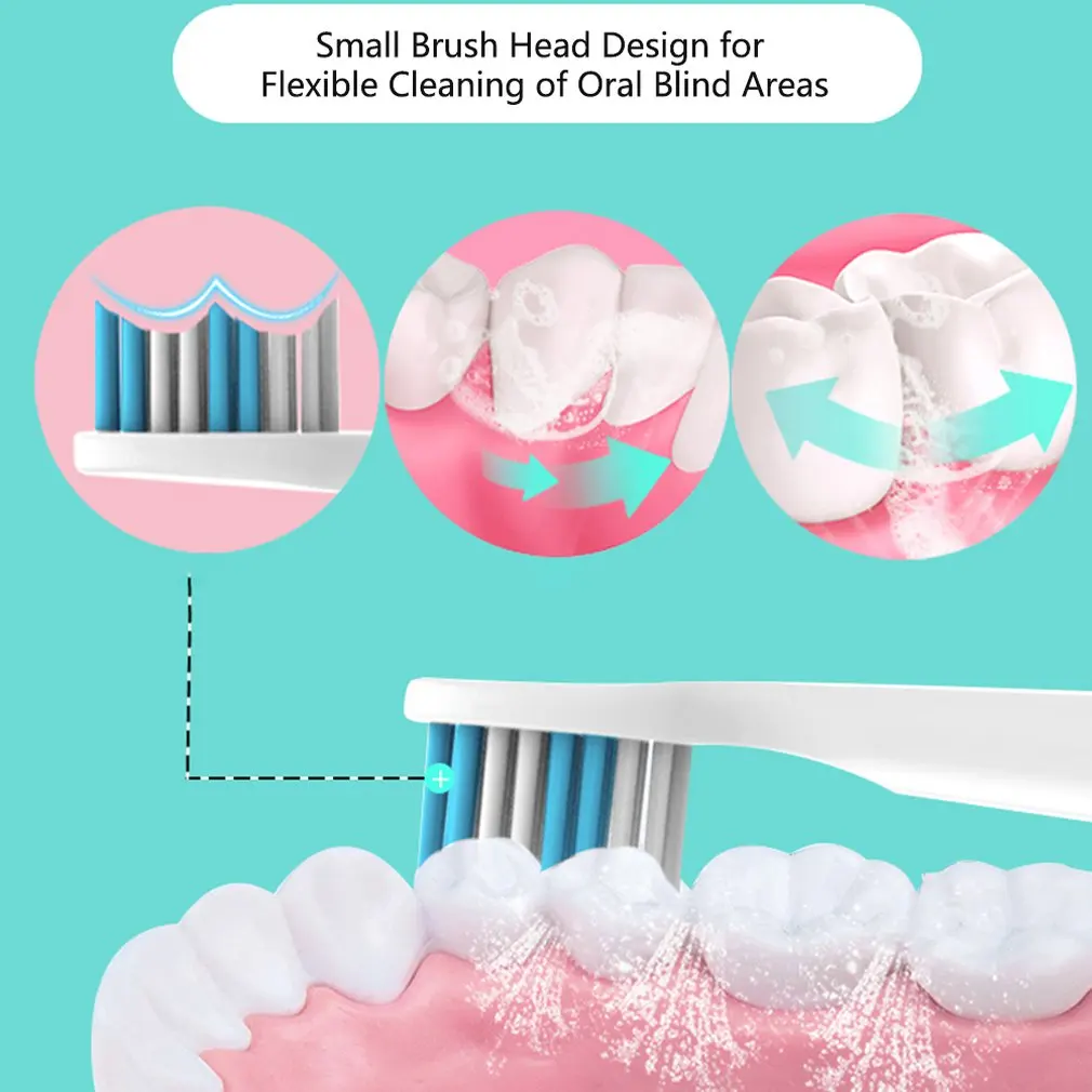 

Ultrasonic electric toothbrush Keystroke Electric Toothbrush Sonic Brush Head Ultrasonic Teeth Clean