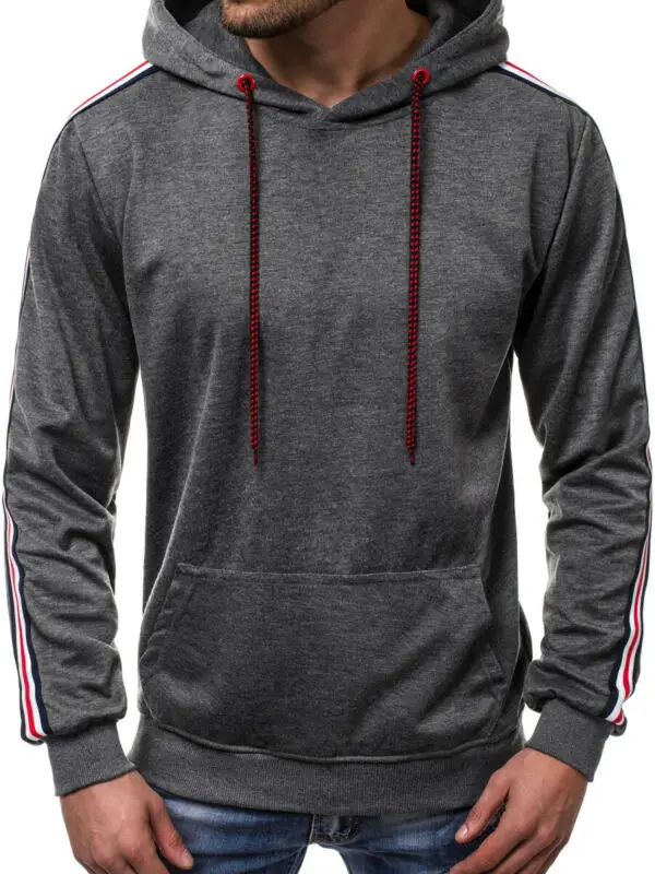 

Men's Autumn Hoodies Slim Fit Hooded Sweatshirt Outwear Sweater Warm Coat Jacket