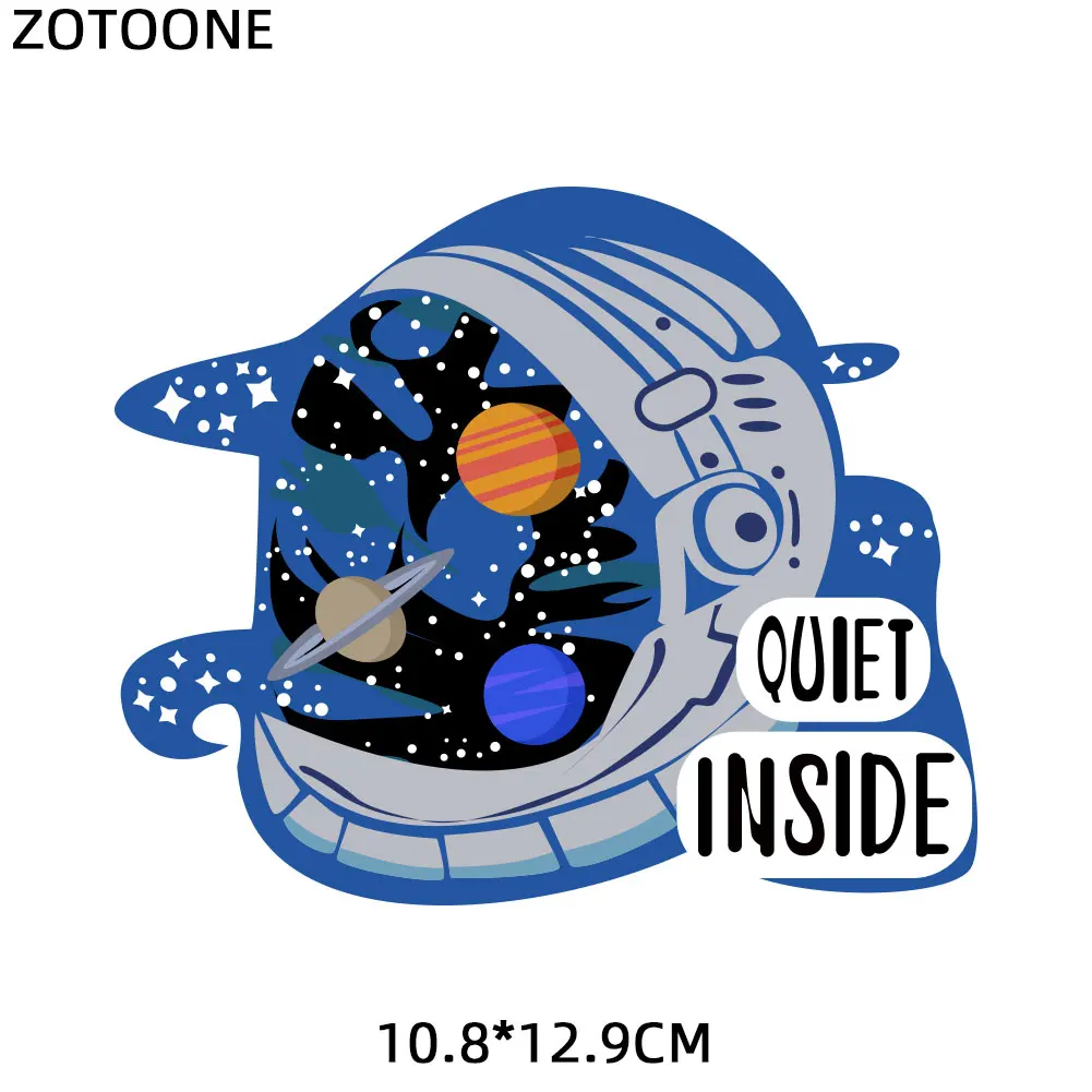 ZOTOONE космические тепловые нашивки для детской одежды футболки самодельные