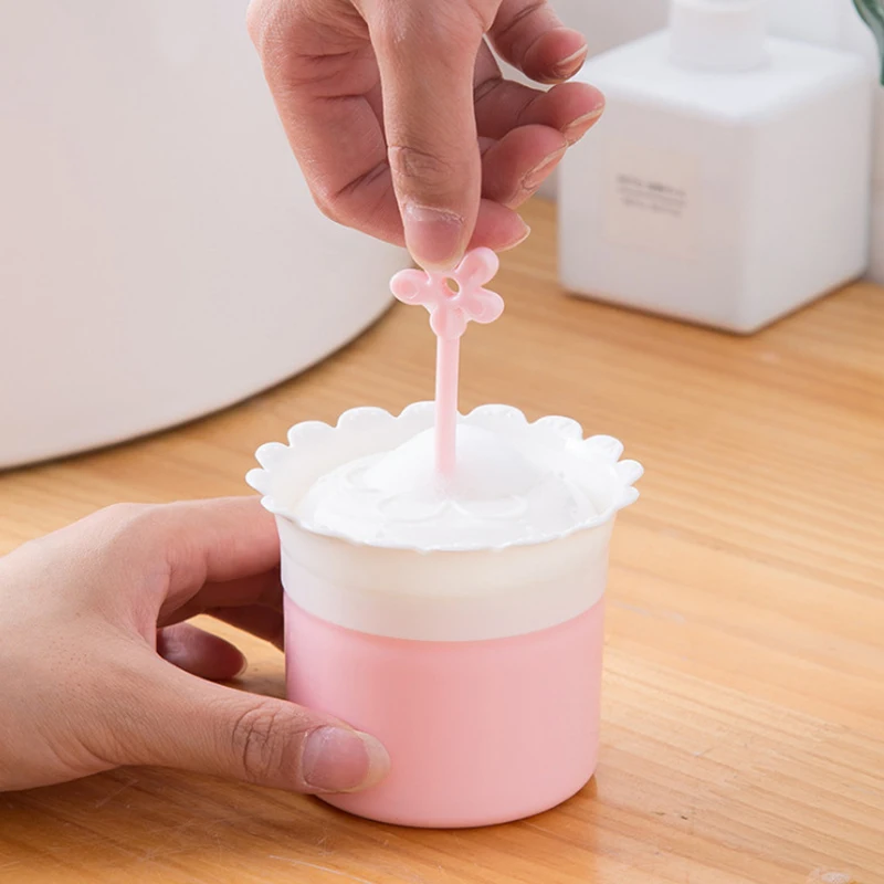 Портативный пенообразующий аппарат для очищения лица пенная чашка пятилистный