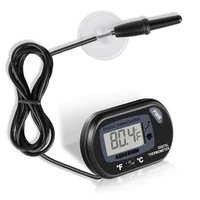 dropshipping lcd digital fish tank temperature meter aquarium thermometer with suction cup
