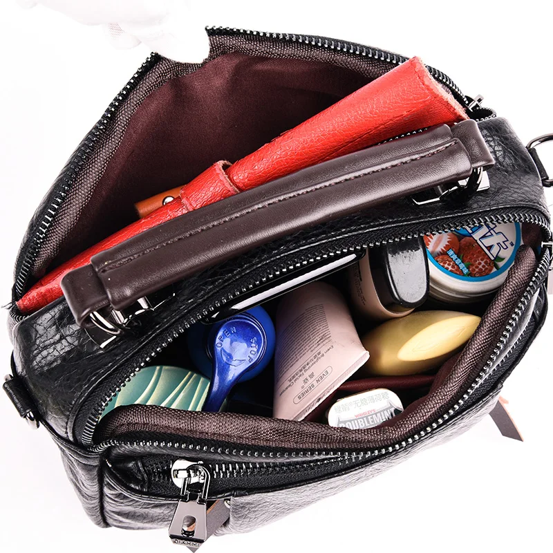

New Casual Tote Bag Handbag Shoulder Bags bolsas bolsos para mujer PU Zipper Handbags For Women Shoulder