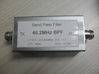 46 2mhz bandpass filter shortwave filter band pass anti jamming radio communication shortwave communication