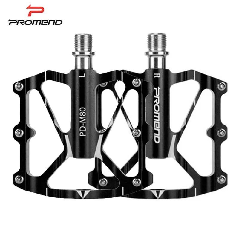 

PROMEND Сверхлегкая педаль для горного велосипеда, устойчивая к царапинам педаль для велосипеда, нескользящая педаль, 3 подшипника, педаль, Акс...