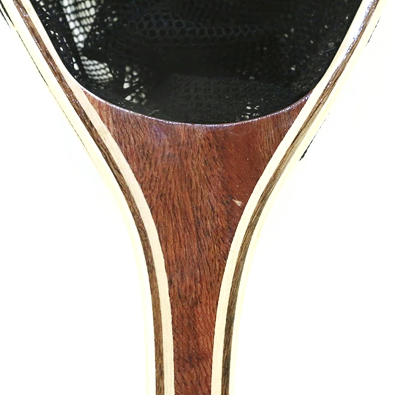 Нахлыстом сетка деревянная ручка посадка на нейлон поймать и отпустить